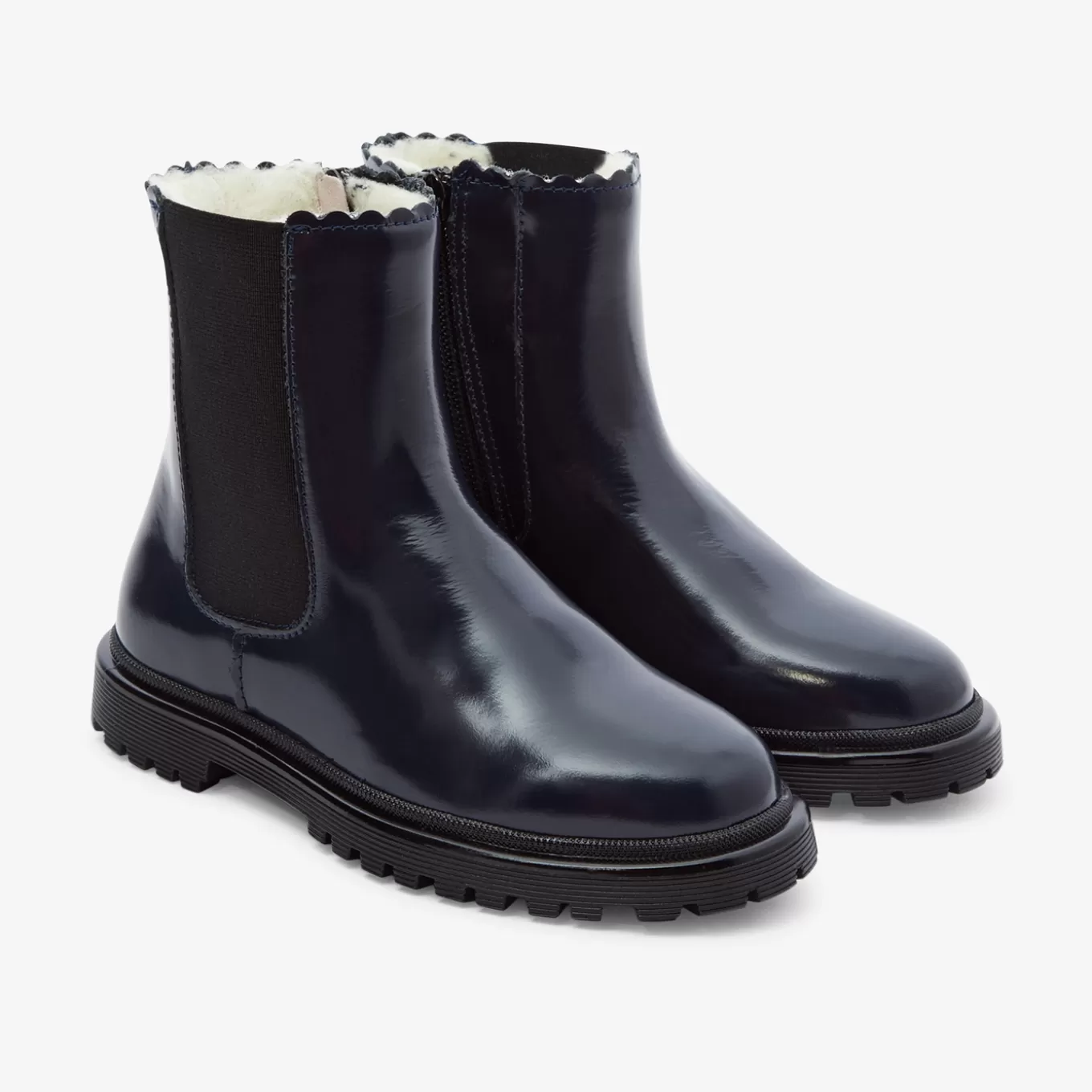 Best Jacadi Gefütterte Chelsea-Boots für Mädchen MARINEBLAU JACADI