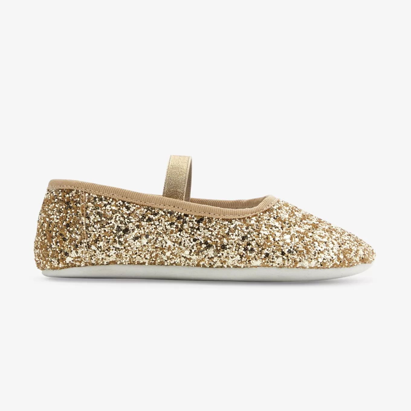 New Jacadi Gefütterte Mädchen-Hausschuhe GOLD