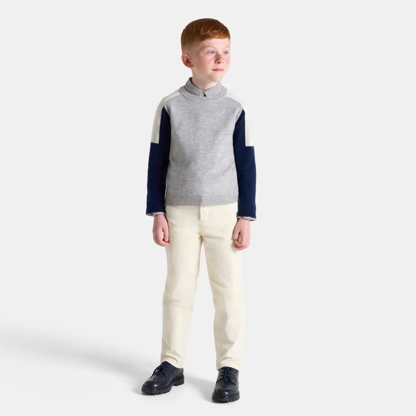 Cheap Jacadi Gefütterte Samthose für Jungen BEIGE