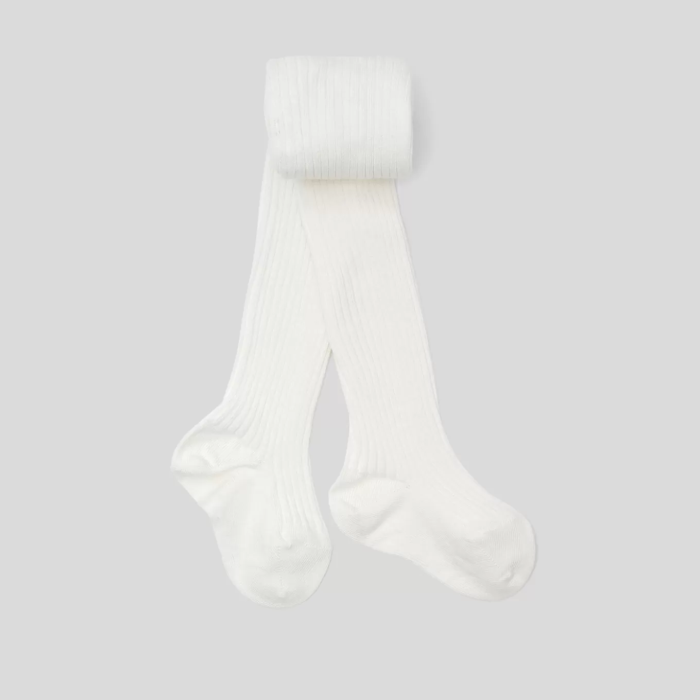 Fashion Jacadi Gerippte Strumpfhosen für Mädchen WEICHES JACADI WEISS