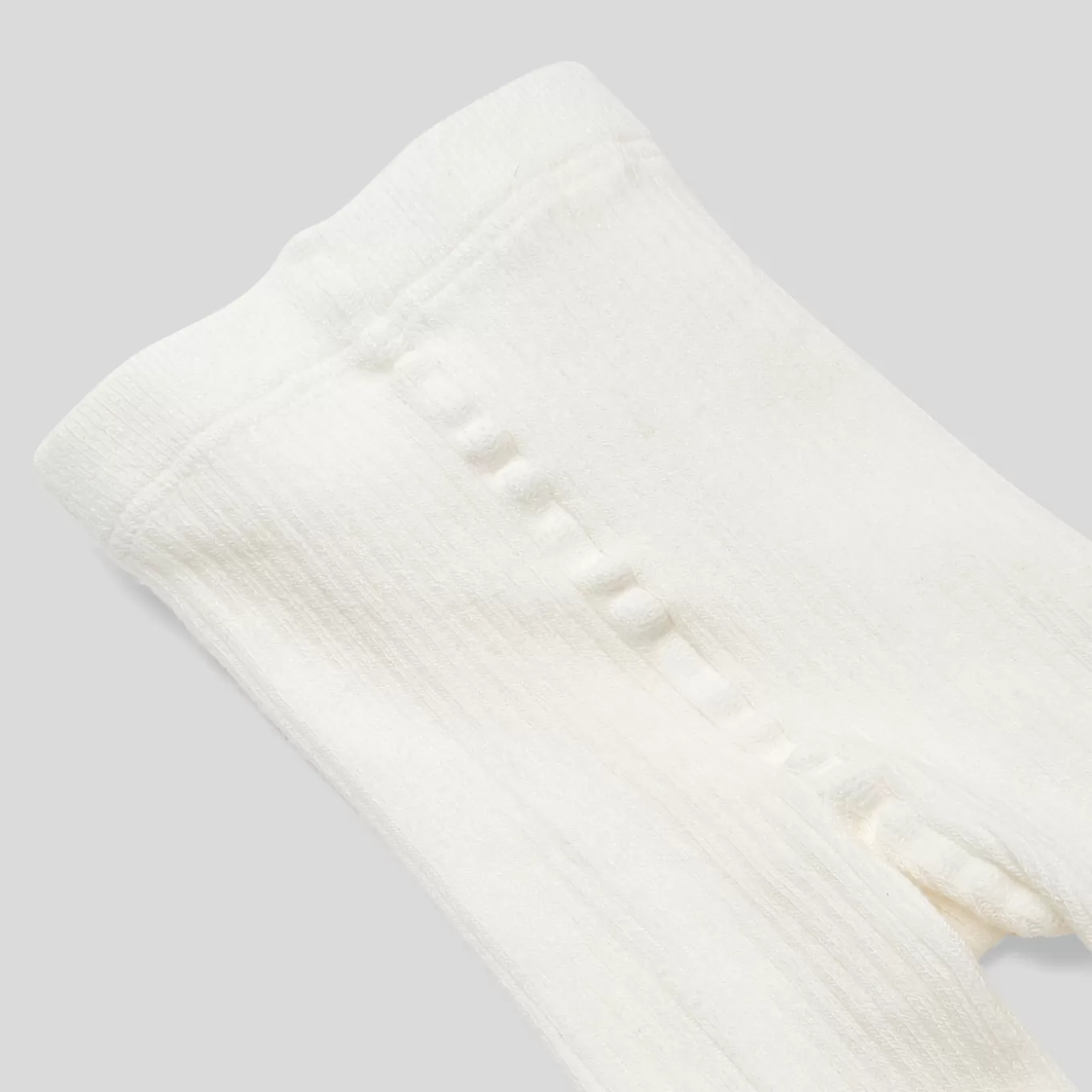 Fashion Jacadi Gerippte Strumpfhosen für Mädchen WEICHES JACADI WEISS