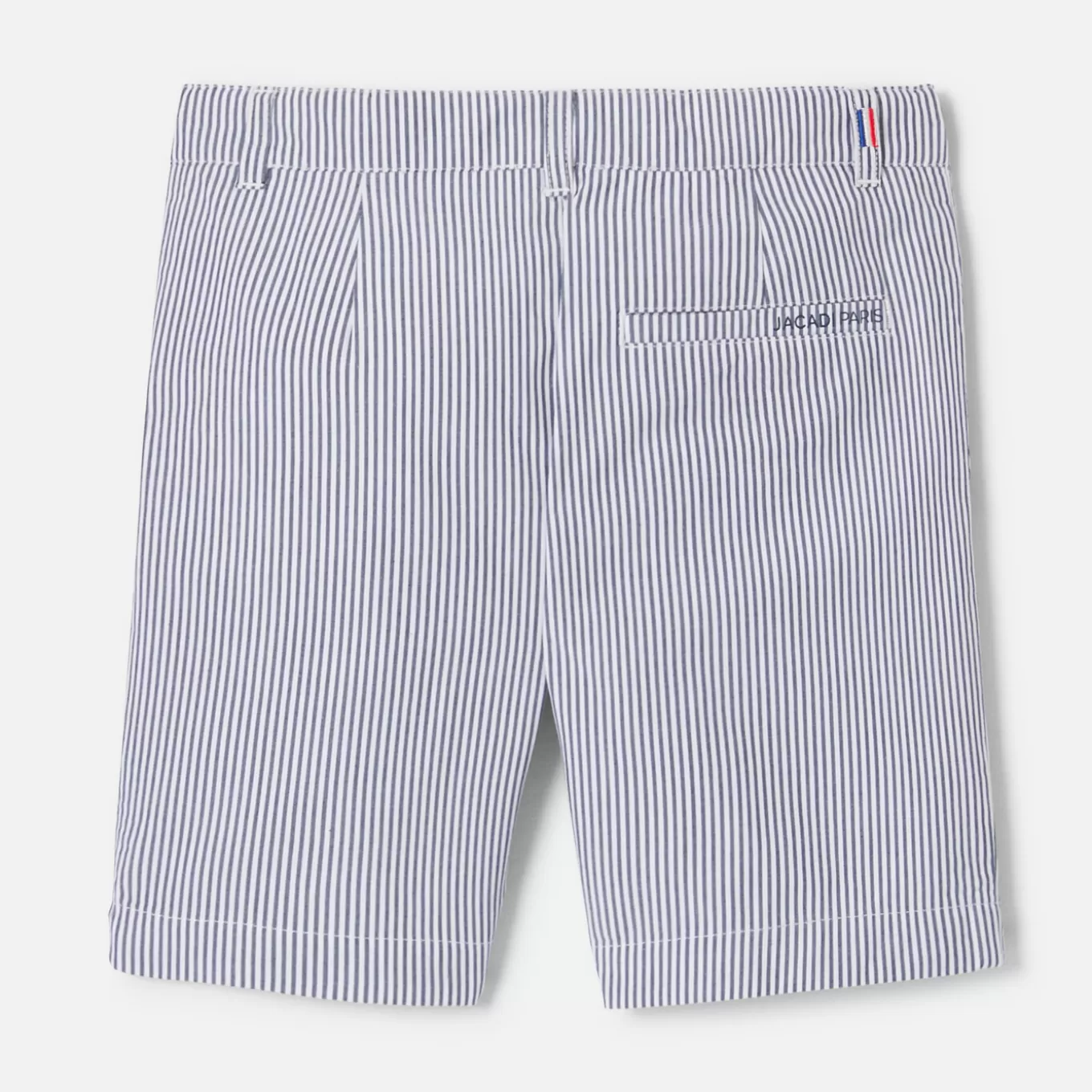 New Jacadi Gestreifte Bermudas für Jungen WEISS/BLAU