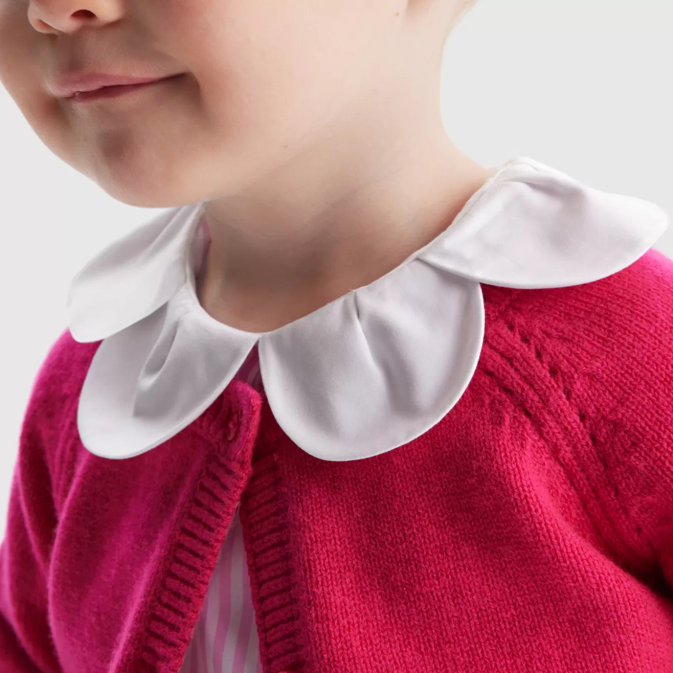 Online Jacadi Gestreifte Bluse Kleinkind Mädchen WEISS/ROSA
