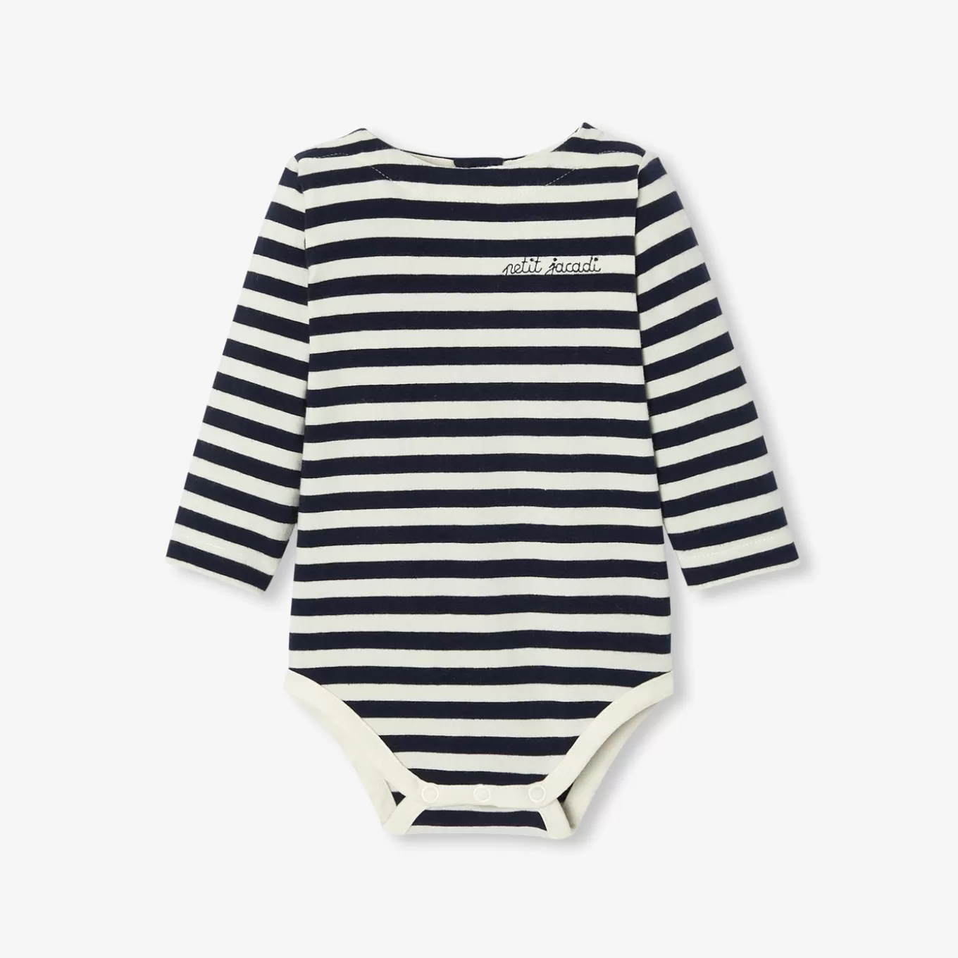 Best Jacadi Gestreifter Body für Babys WEISS/BLAU
