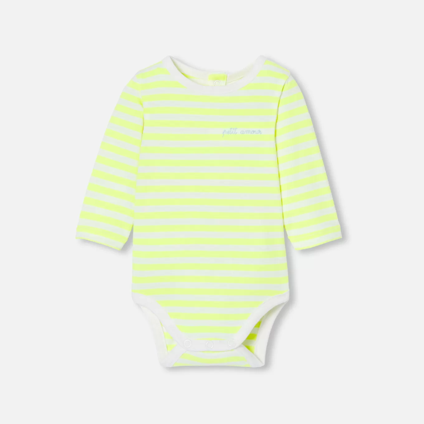 Cheap Jacadi Gestreifter Body für Babys GELB/WEISS