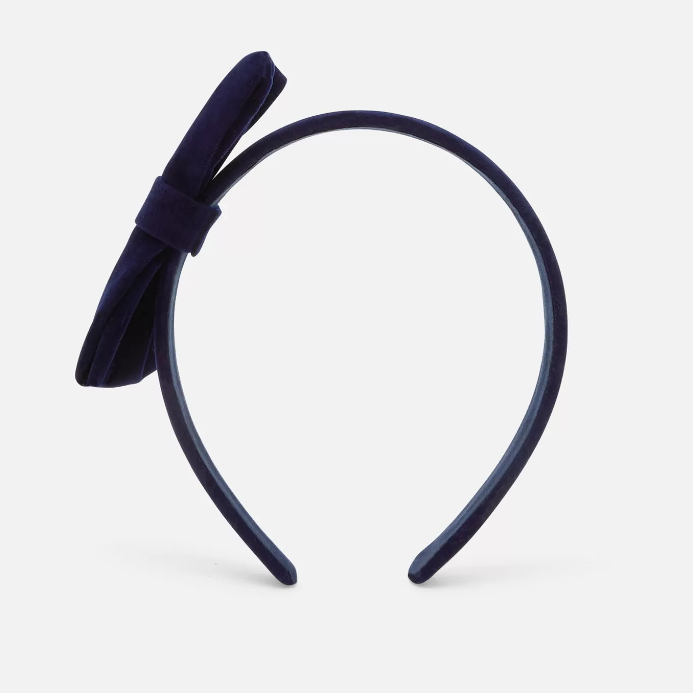 Outlet Jacadi Haarreif mit Samtschleife MARINEBLAU JACADI