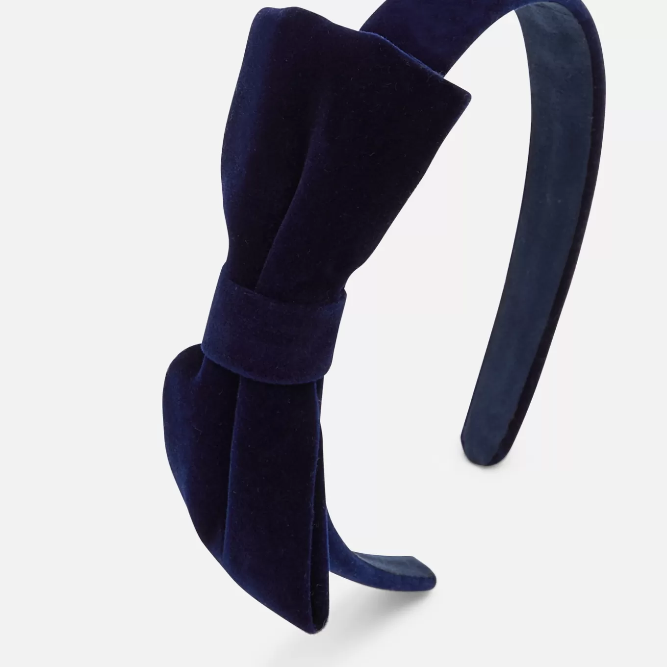 Outlet Jacadi Haarreif mit Samtschleife MARINEBLAU JACADI