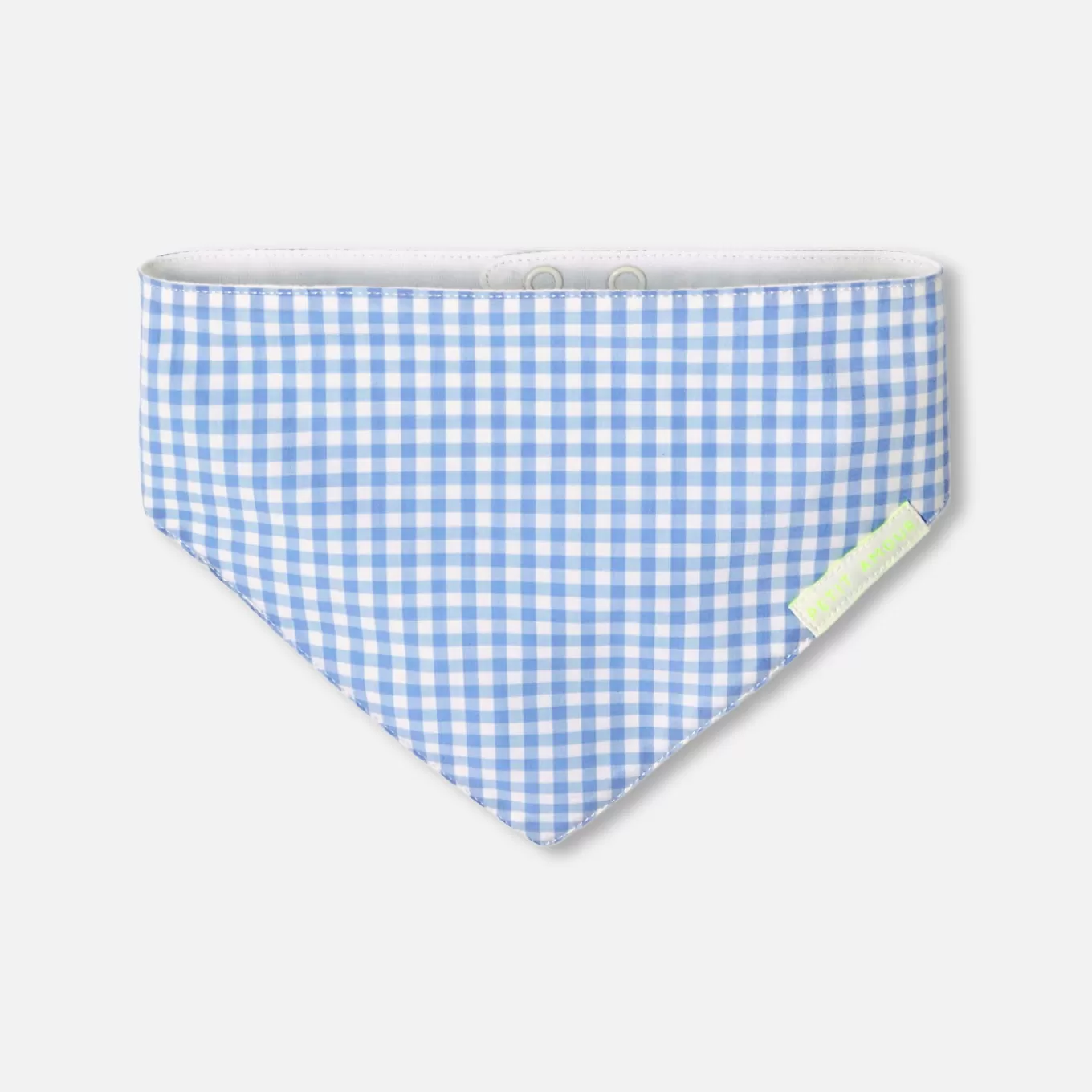 Clearance Jacadi Halswärmer für Babys mit Vichy-Karos WEISS/BLAU
