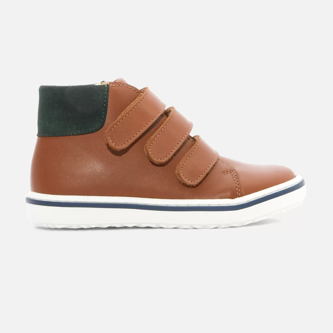 Store Jacadi High-Top-Sneakers aus Leder für Jungen NATÜRLICH