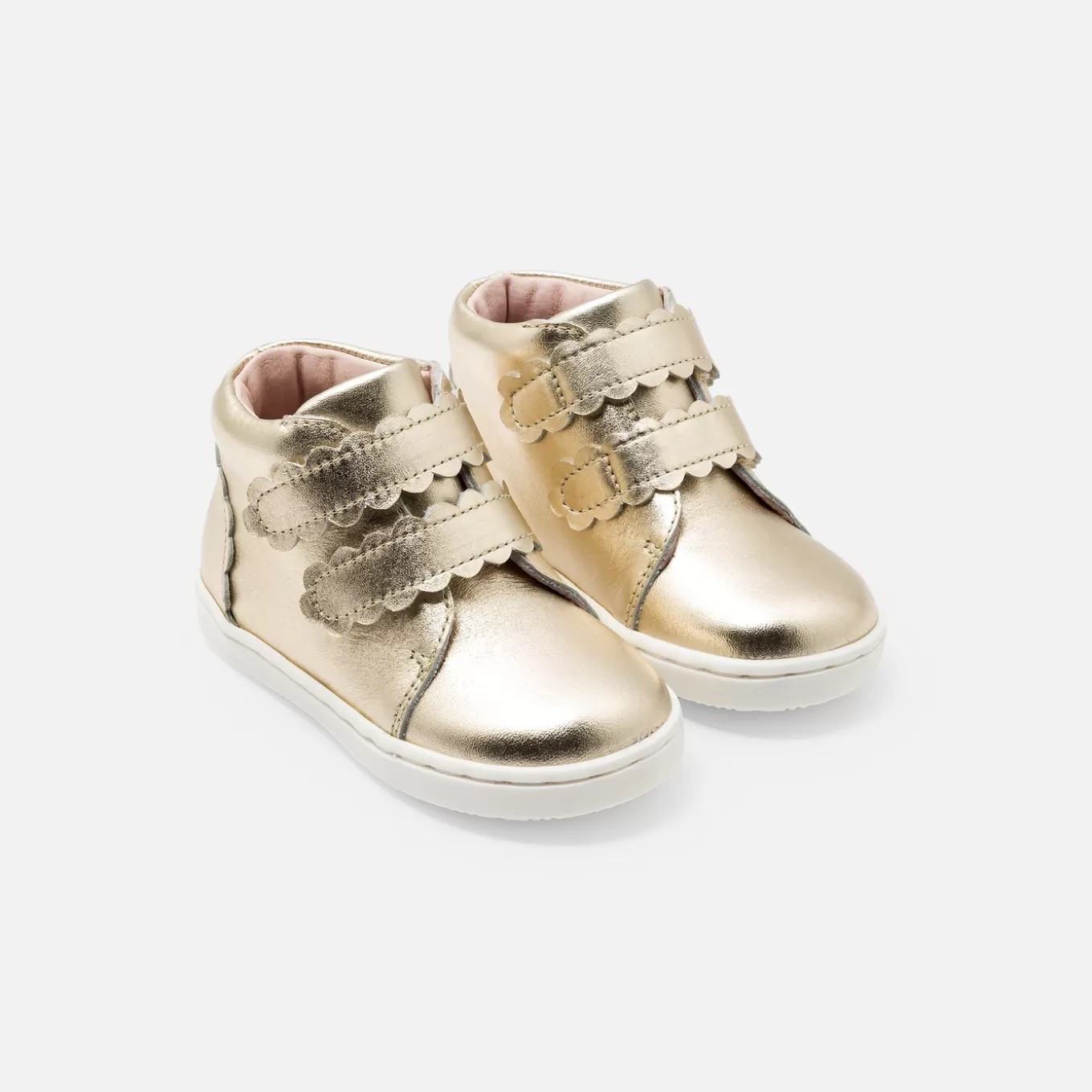 Outlet Jacadi High-Top-Sneakers für kleine Mädchen GOLD