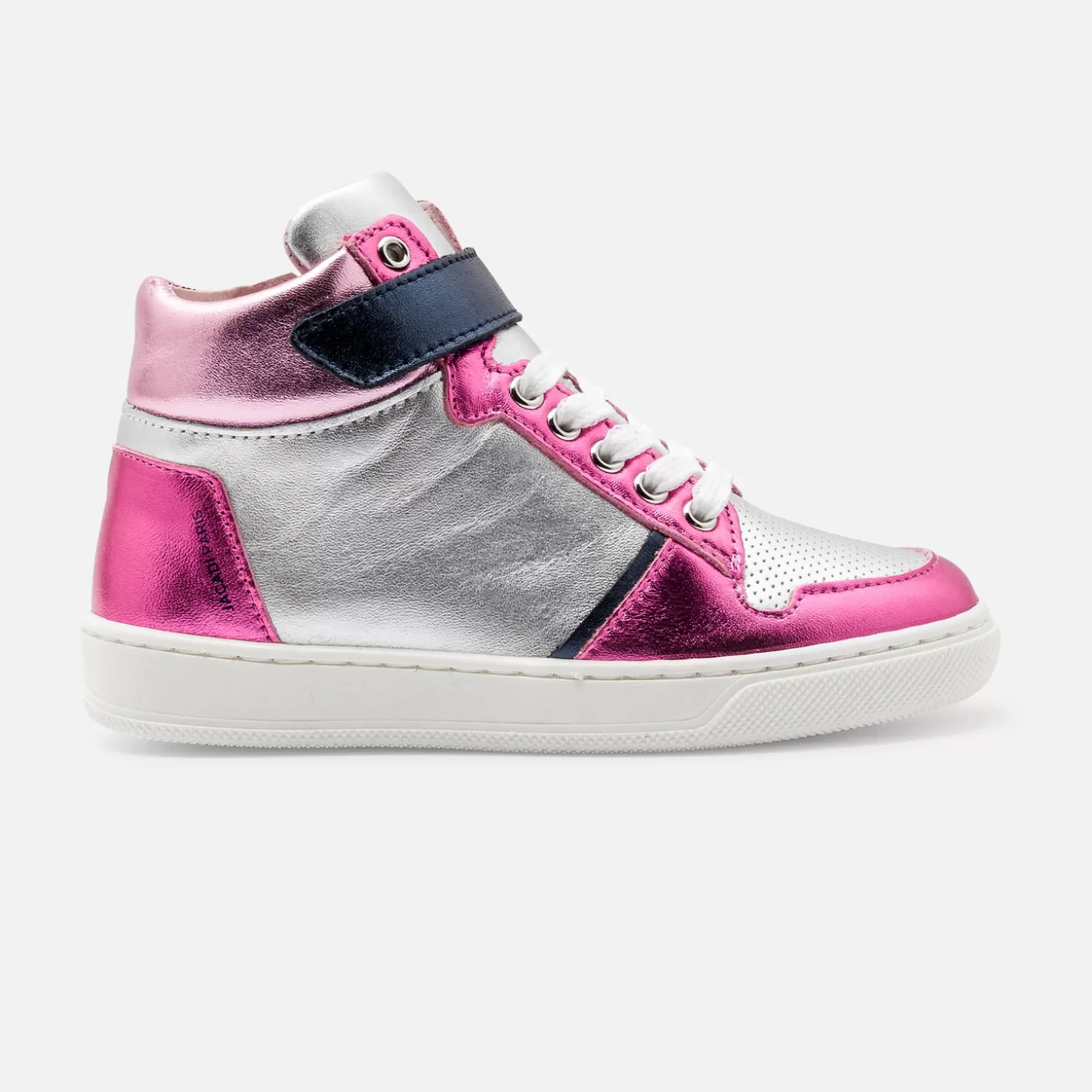 Hot Jacadi High-Top-Sneakers für Mädchen SILBER/MEHRFARBIG