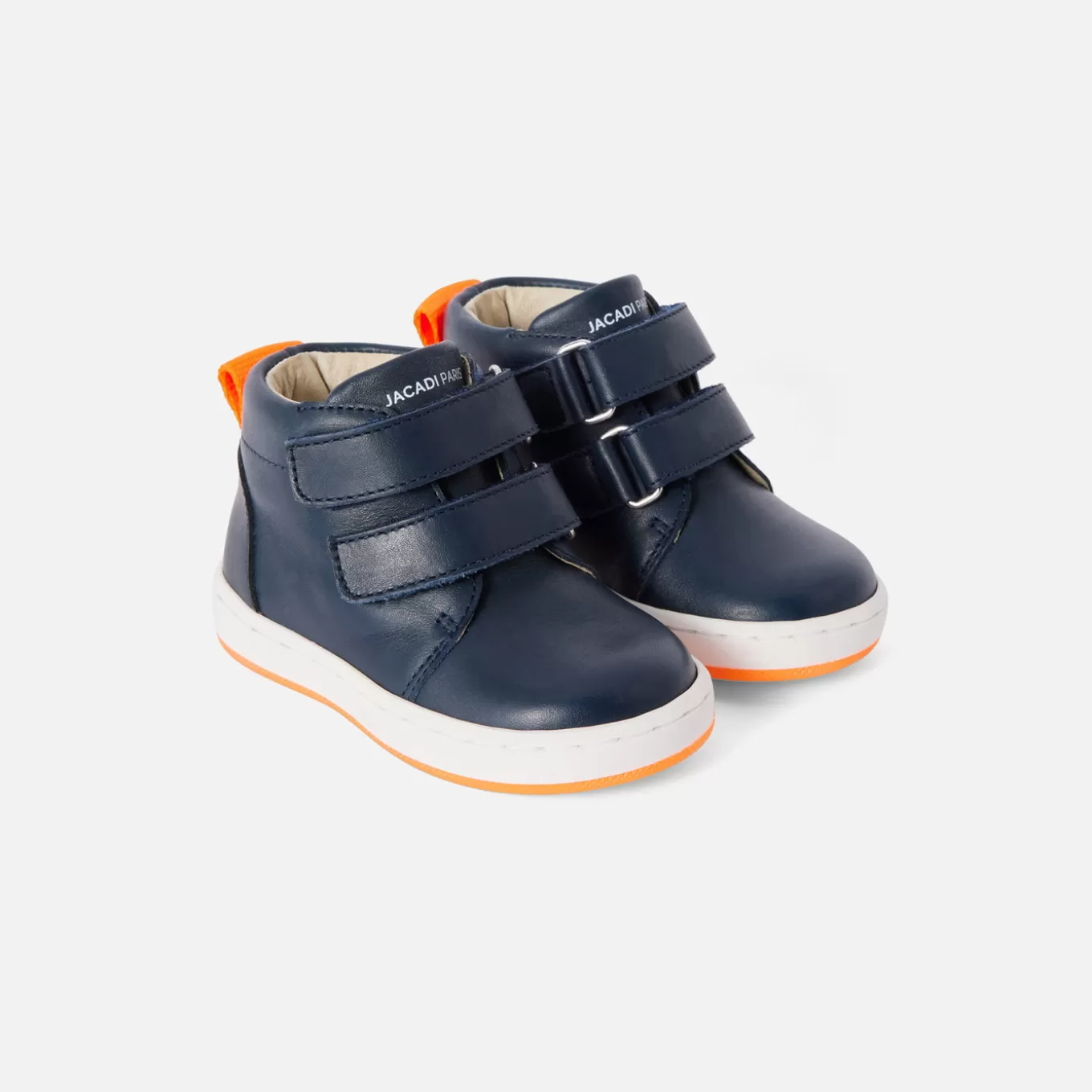 Cheap Jacadi Hohe Sneakers aus Glattleder für Jungen MARINEBLAU JACADI