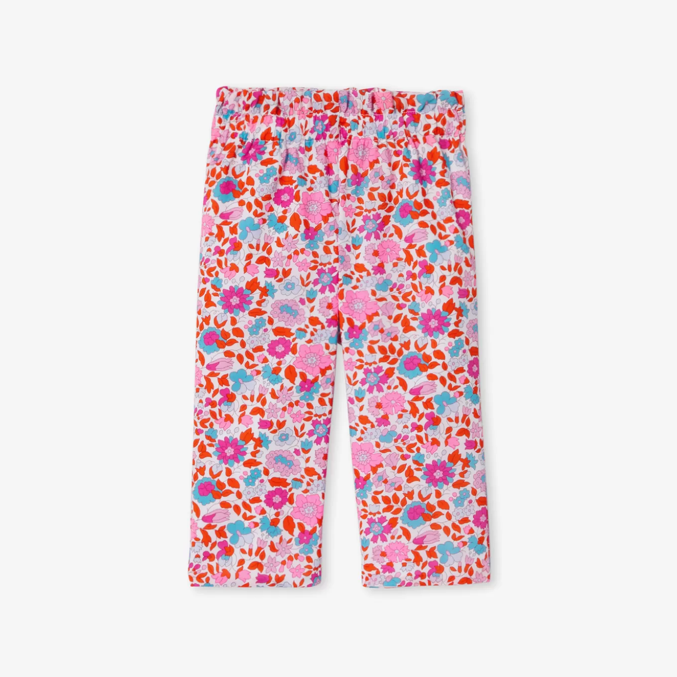 Best Jacadi Hose für Mädchen aus Liberty-Stoff ORANGE/ MEHRFARBIG