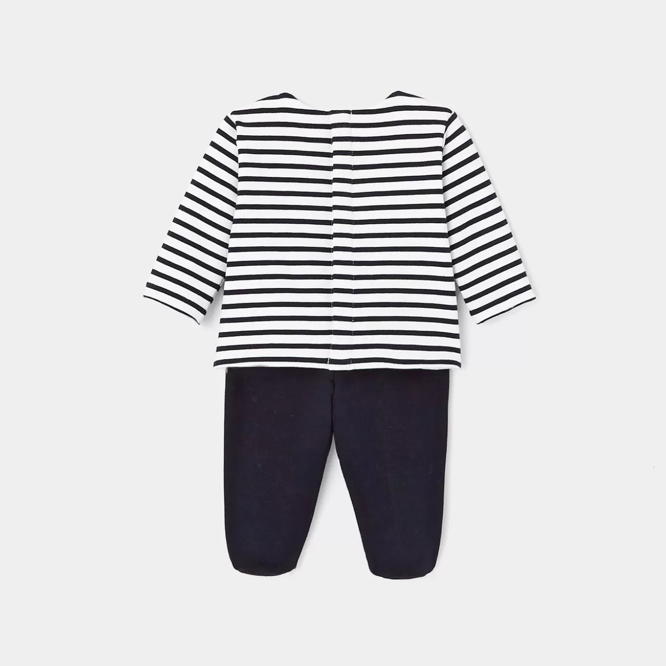 Online Jacadi Hosen-Ensemble für Jungen MARINEBLAU/WEISS