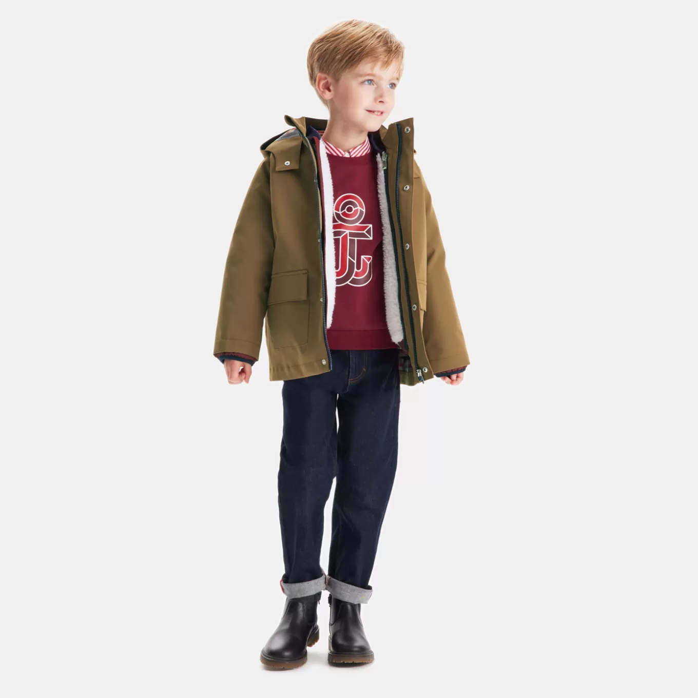 Shop Jacadi 3-in-1-Parka für Jungen MASTIC