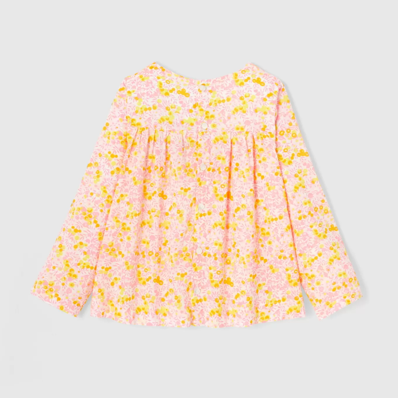 Cheap Jacadi Liberty x Tohana Bluse für Mädchen GELB/ MEHRFARBIG