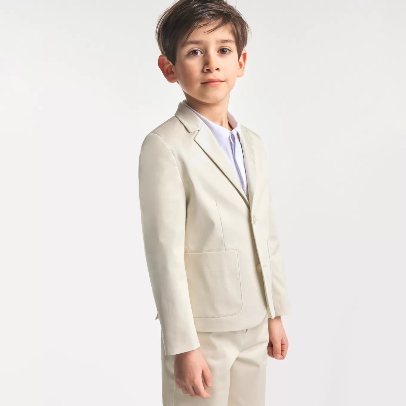 Flash Sale Jacadi Jacke aus Baumwollsatin für Jungen KASSELWEISS