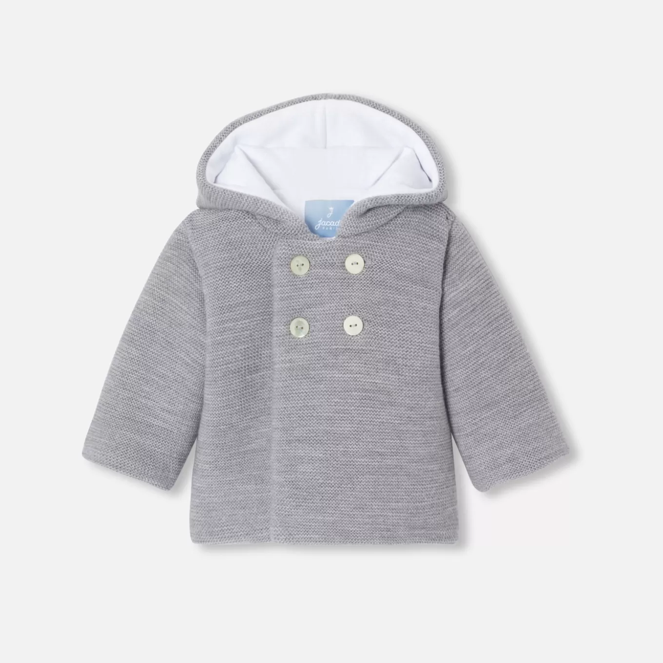Cheap Jacadi Jacke für Babys aus Strick GRAU MELIERT HELL JACADI
