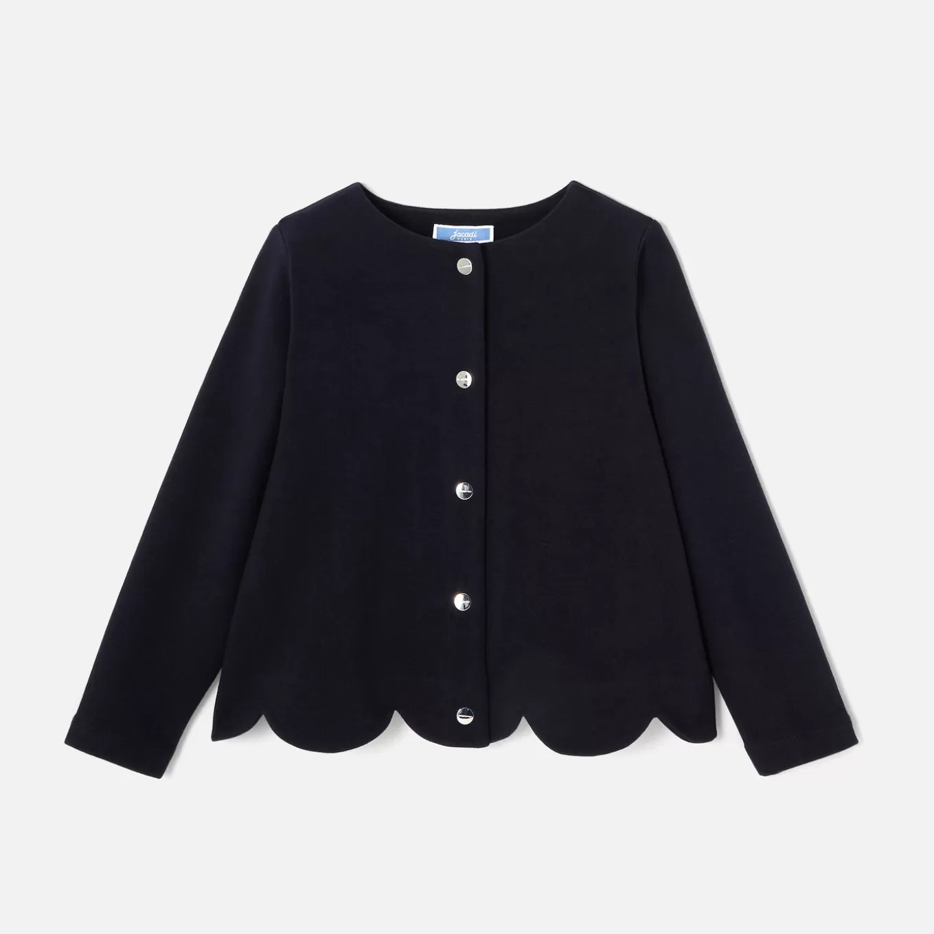 Cheap Jacadi Jäckchen aus Molton für Mädchen MARINEBLAU JACADI