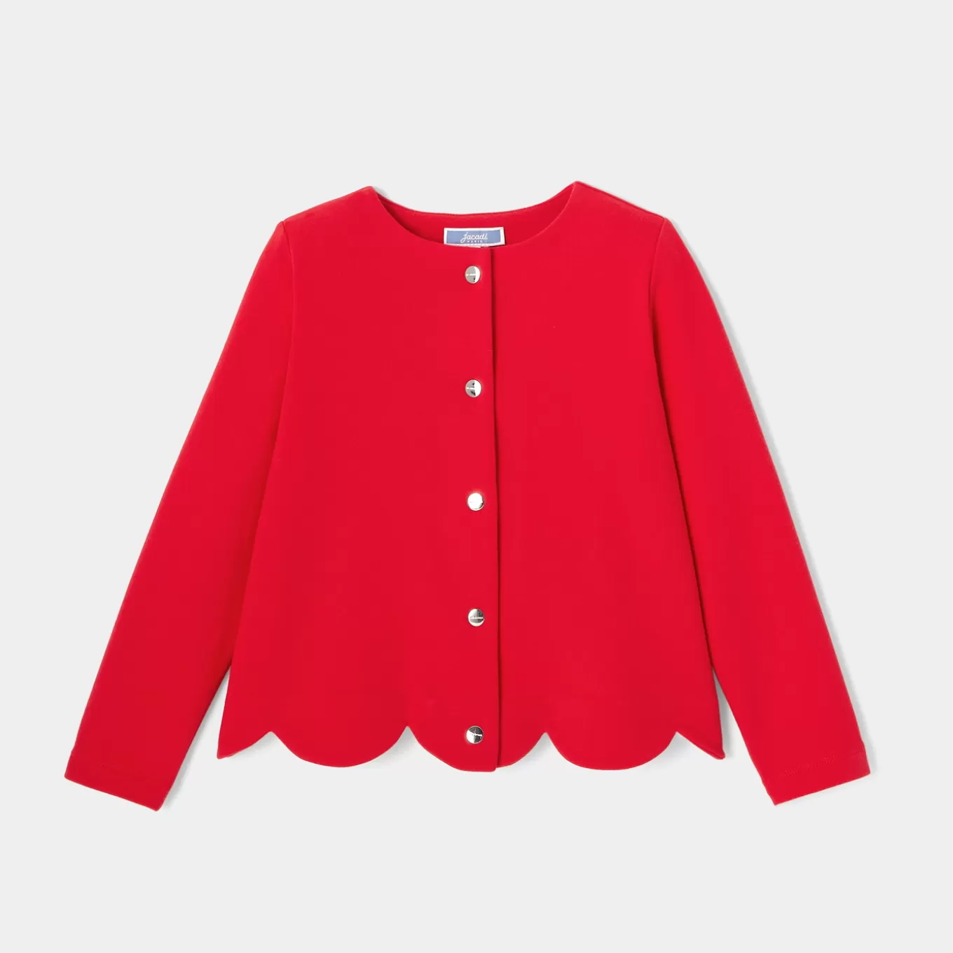 Best Sale Jacadi Jäckchen aus Molton für Mädchen ROT JACADI