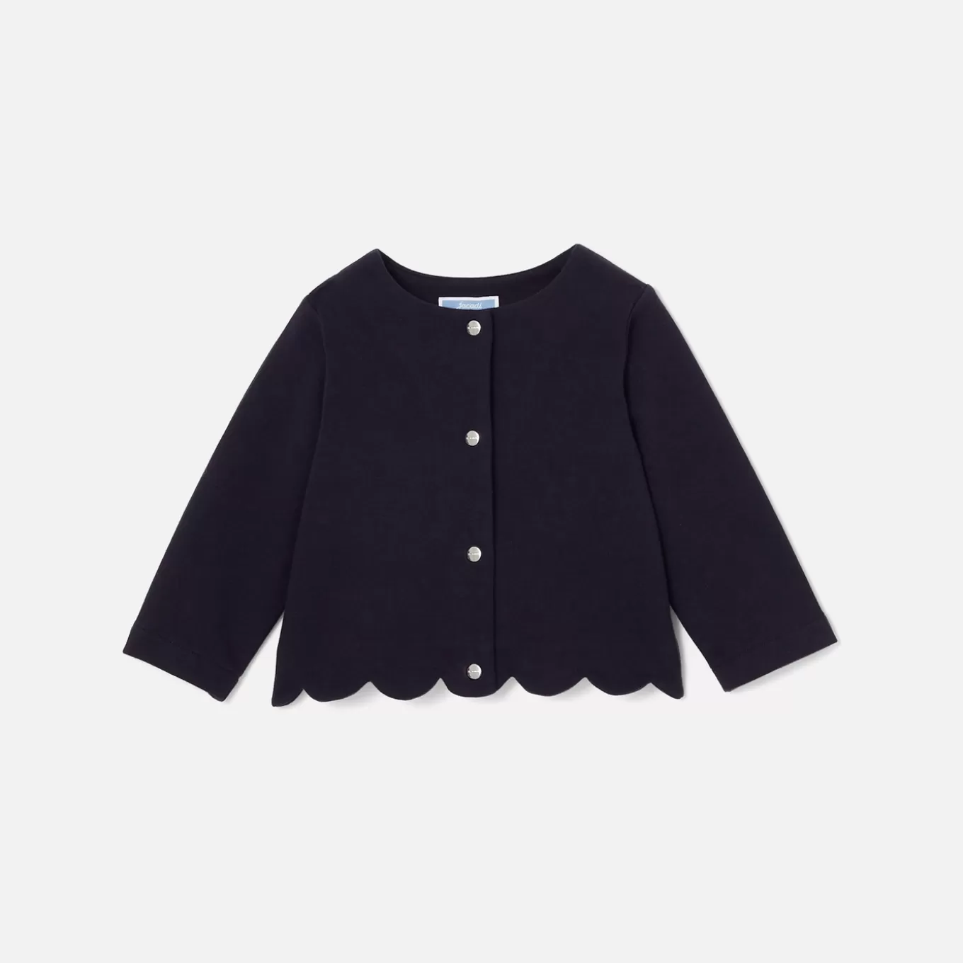 Shop Jacadi Jäckchen aus Molton für Mädchen MARINEBLAU JACADI