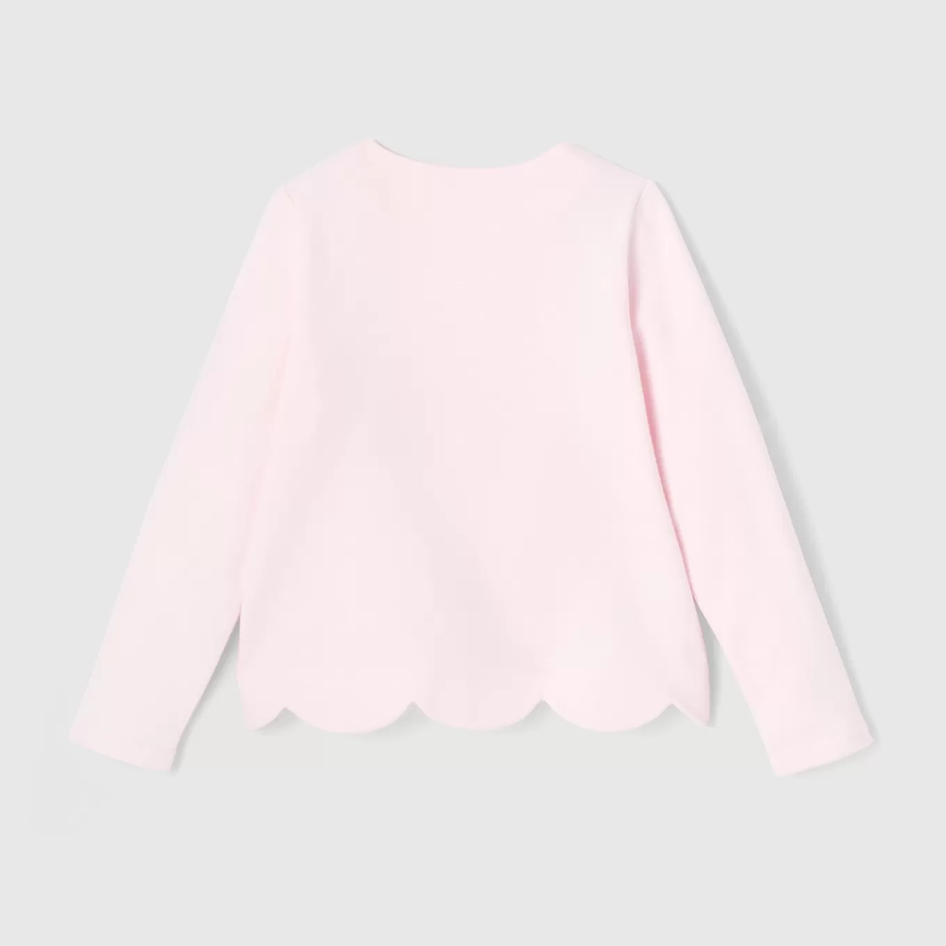 Hot Jacadi Jäckchen aus Molton für Mädchen ROSA PUDER JACADI