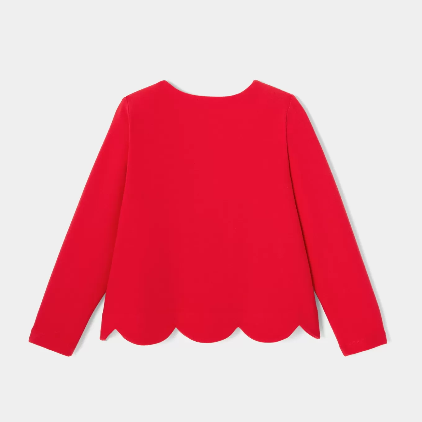 Best Sale Jacadi Jäckchen aus Molton für Mädchen ROT JACADI