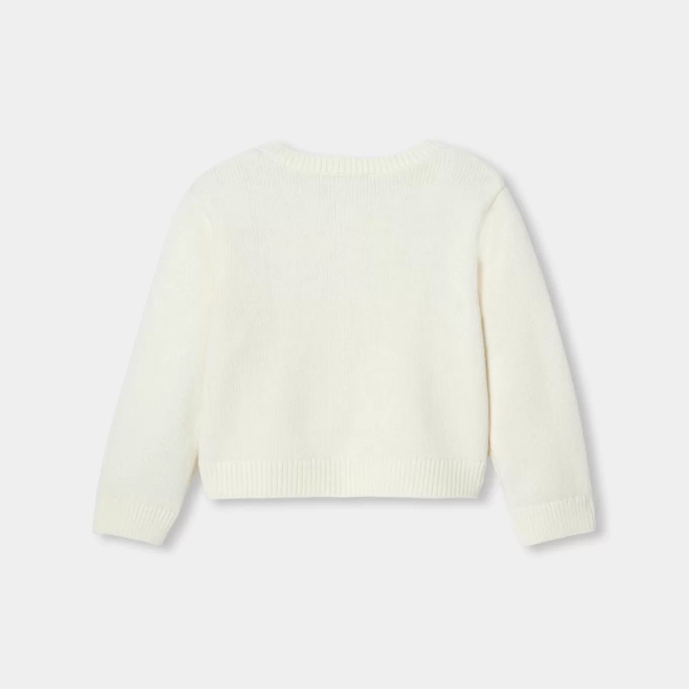 Clearance Jacadi Jäckchen Kleinkind Mädchen WEICHES JACADI WEISS