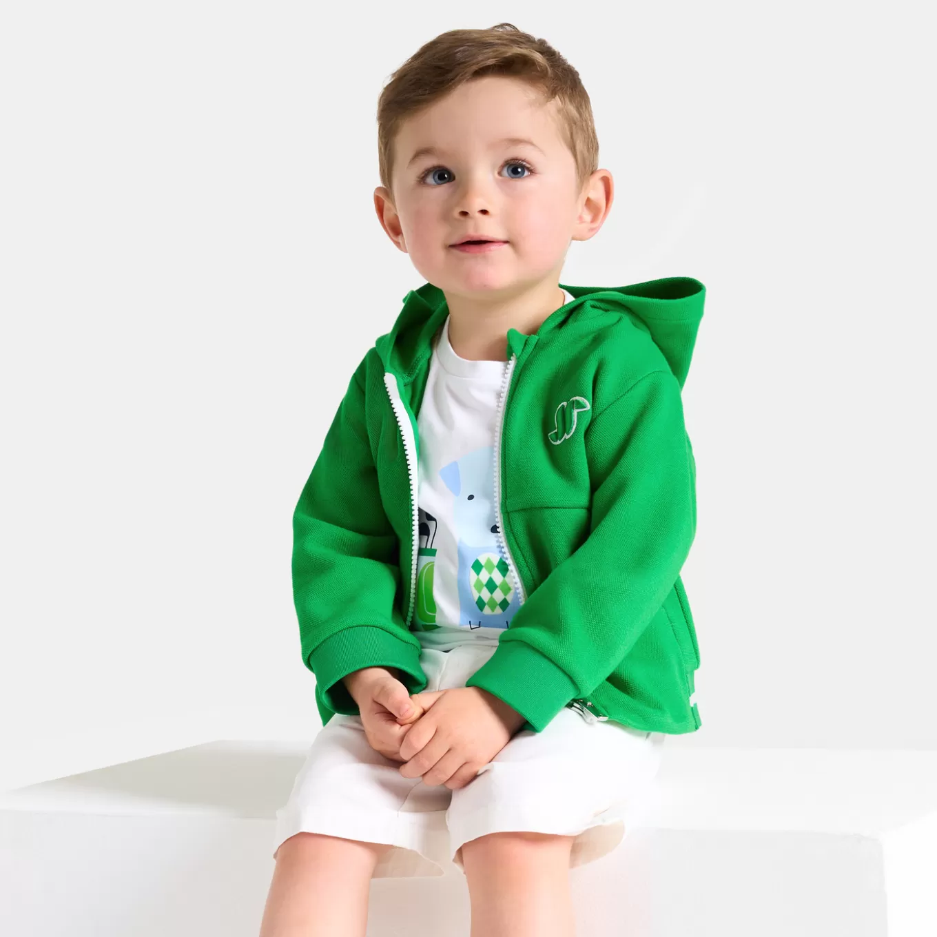 Fashion Jacadi Jäckchen mit Reißverschluss Kleinkind Junge GRÜN