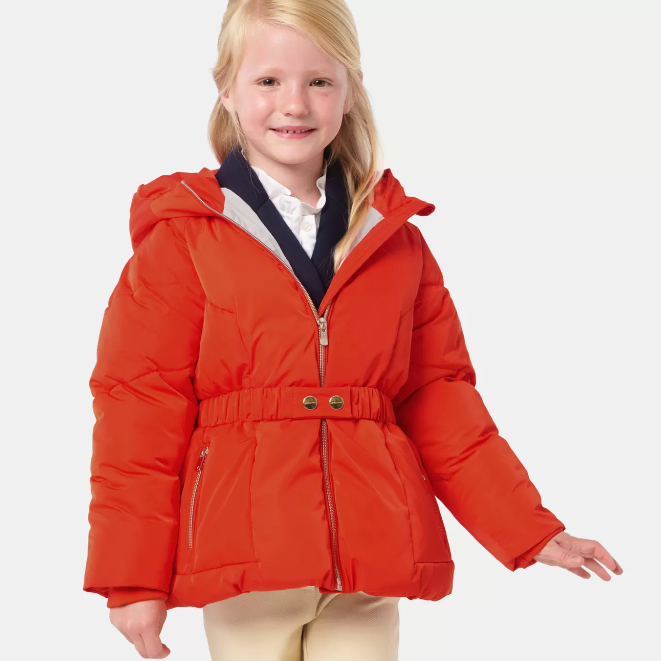 Cheap Jacadi Kinderanorak für Mädchen LEBENDIGES ORANGE