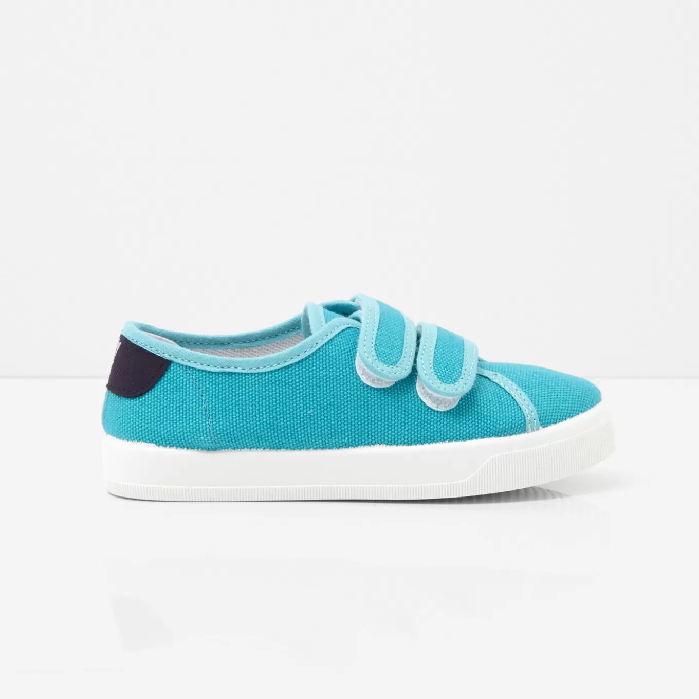 Store Jacadi Kindersneakers aus Canvas für Jungen AQUA-BLAU