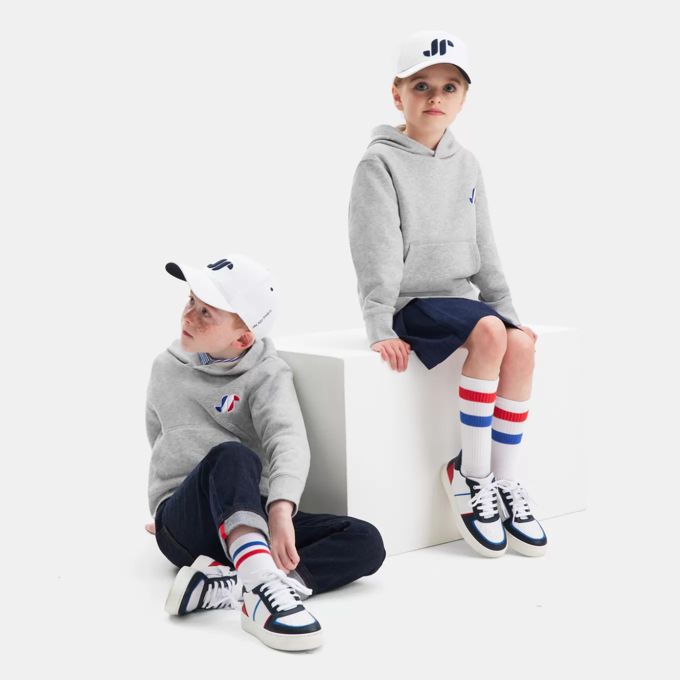 Discount Jacadi Kindersweater mit Kapuze GRAU MELIERT HELL JACADI