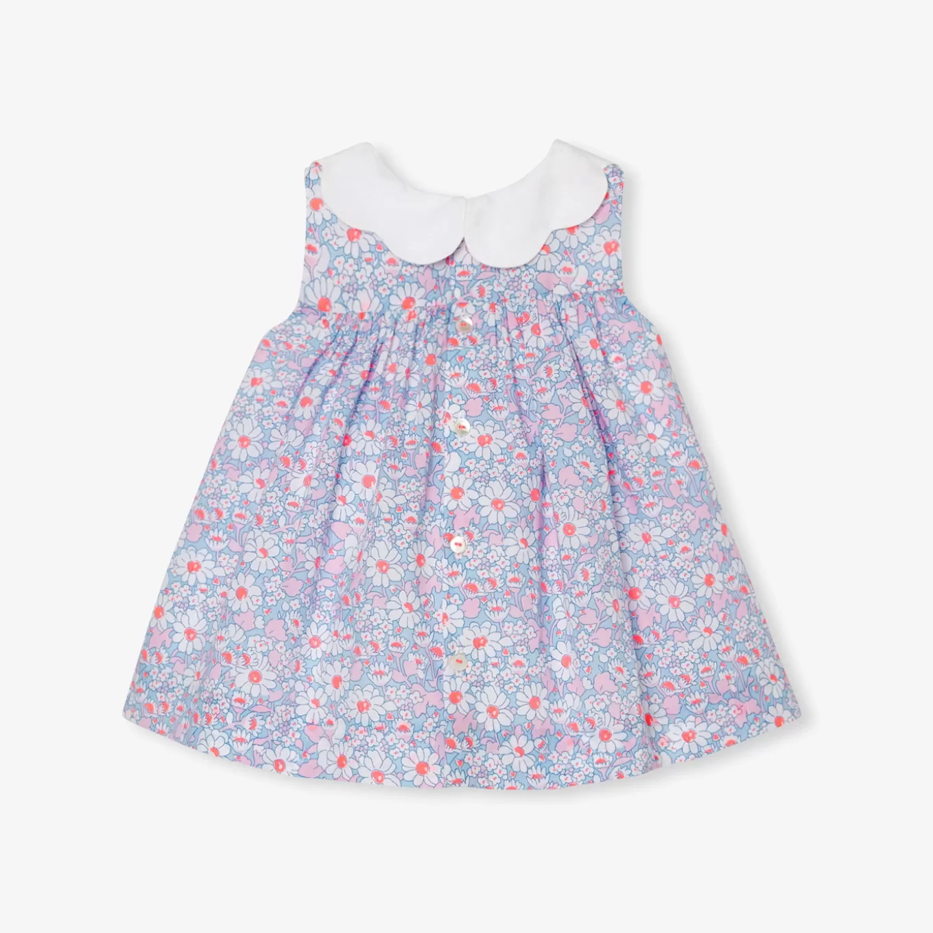 Hot Jacadi Kleid aus Liberty-Stoff für Mädchen MEHRFARBIG