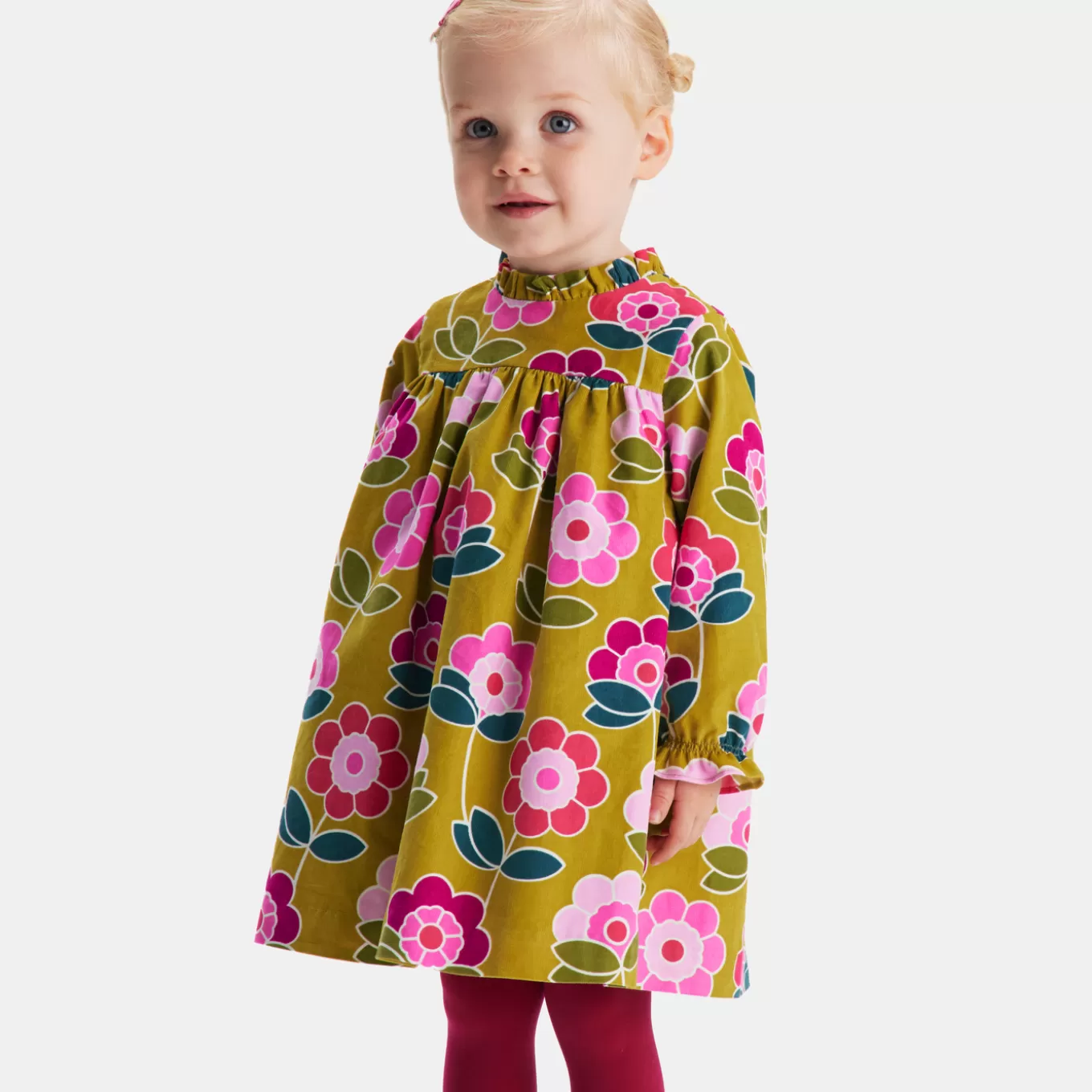 Cheap Jacadi Kleid aus Samt Kleinkind Mädchen KÜMMEL