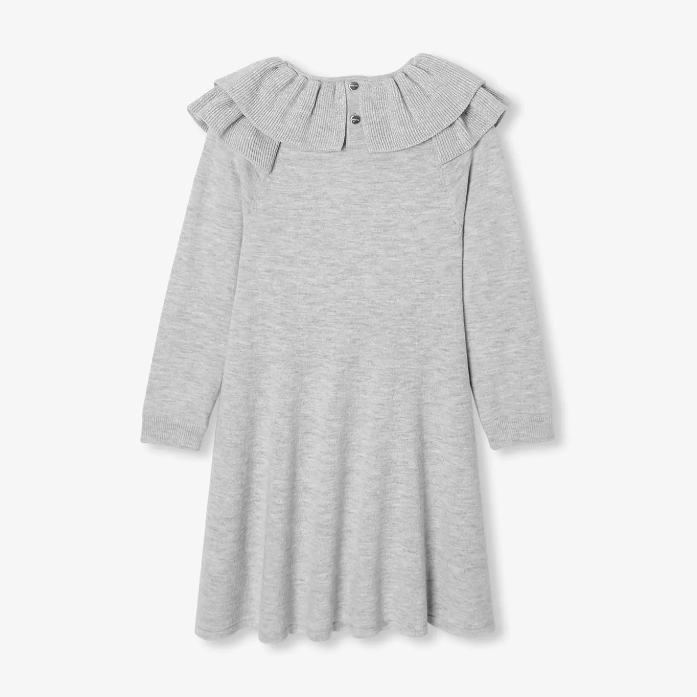 Sale Jacadi Kleid aus Wolle für Mädchen GRAU MELIERT HELL JACADI