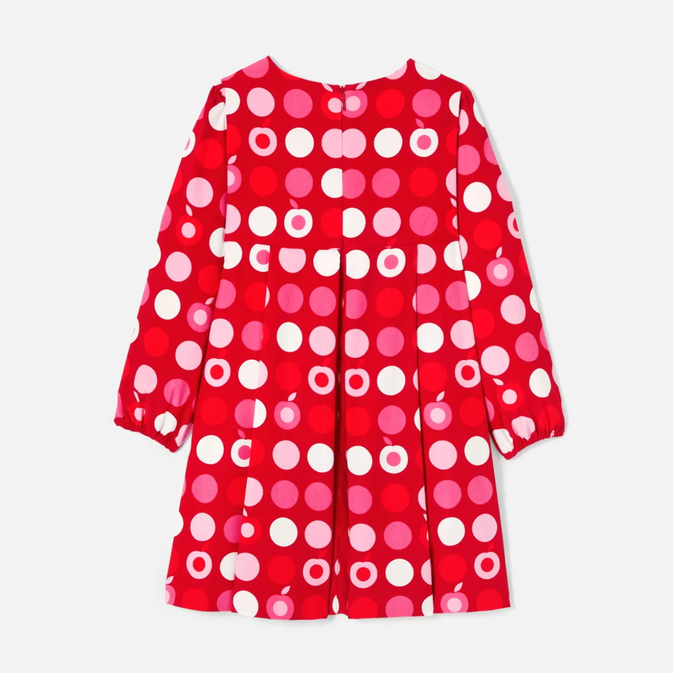 Shop Jacadi Kleid für Mädchen aus Samt ROT/MEHRFARBIG