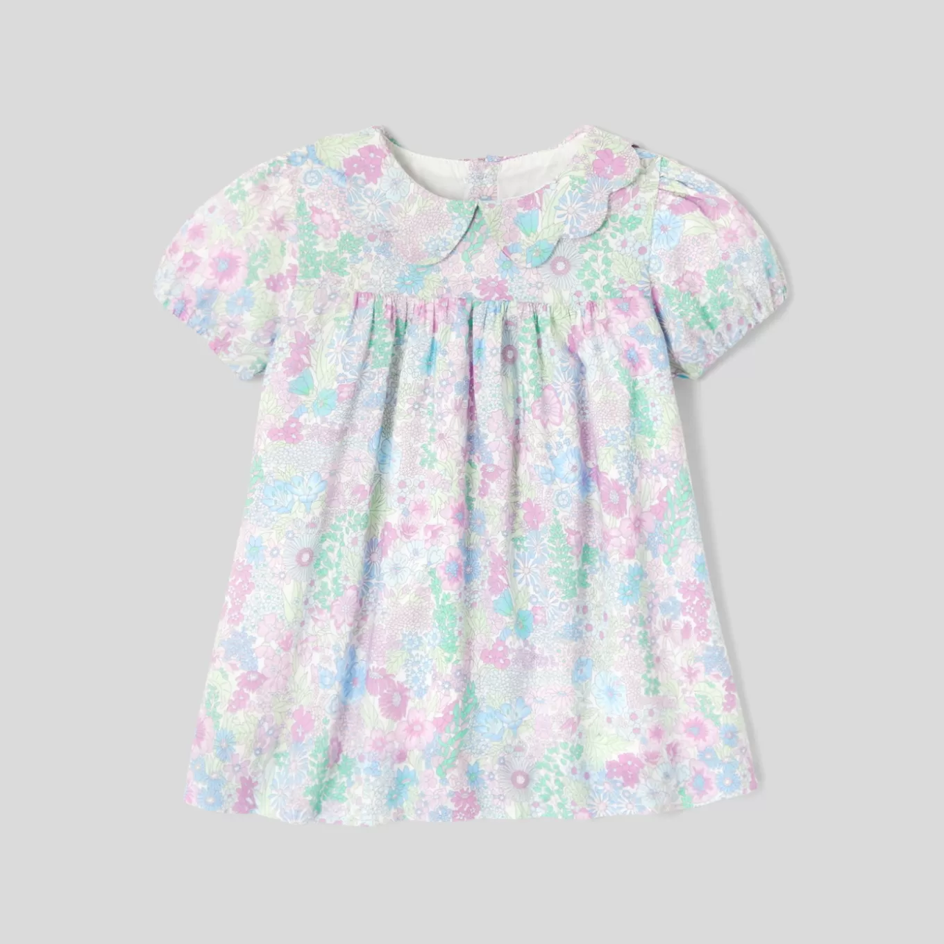 Clearance Jacadi Kleid mit kurzen Ärmeln WEISS/MEHRFARBIG