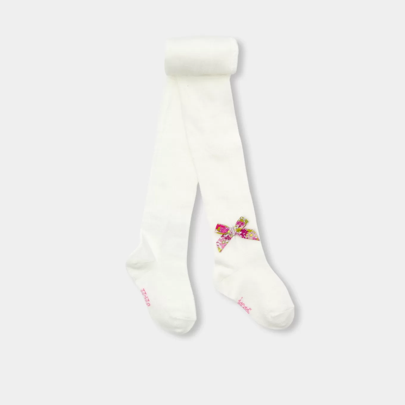 Shop Jacadi Kleinkind-Strumpfhosen mit Schleife aus Liberty-Stoff für Mädchen WEICHES JACADI WEISS