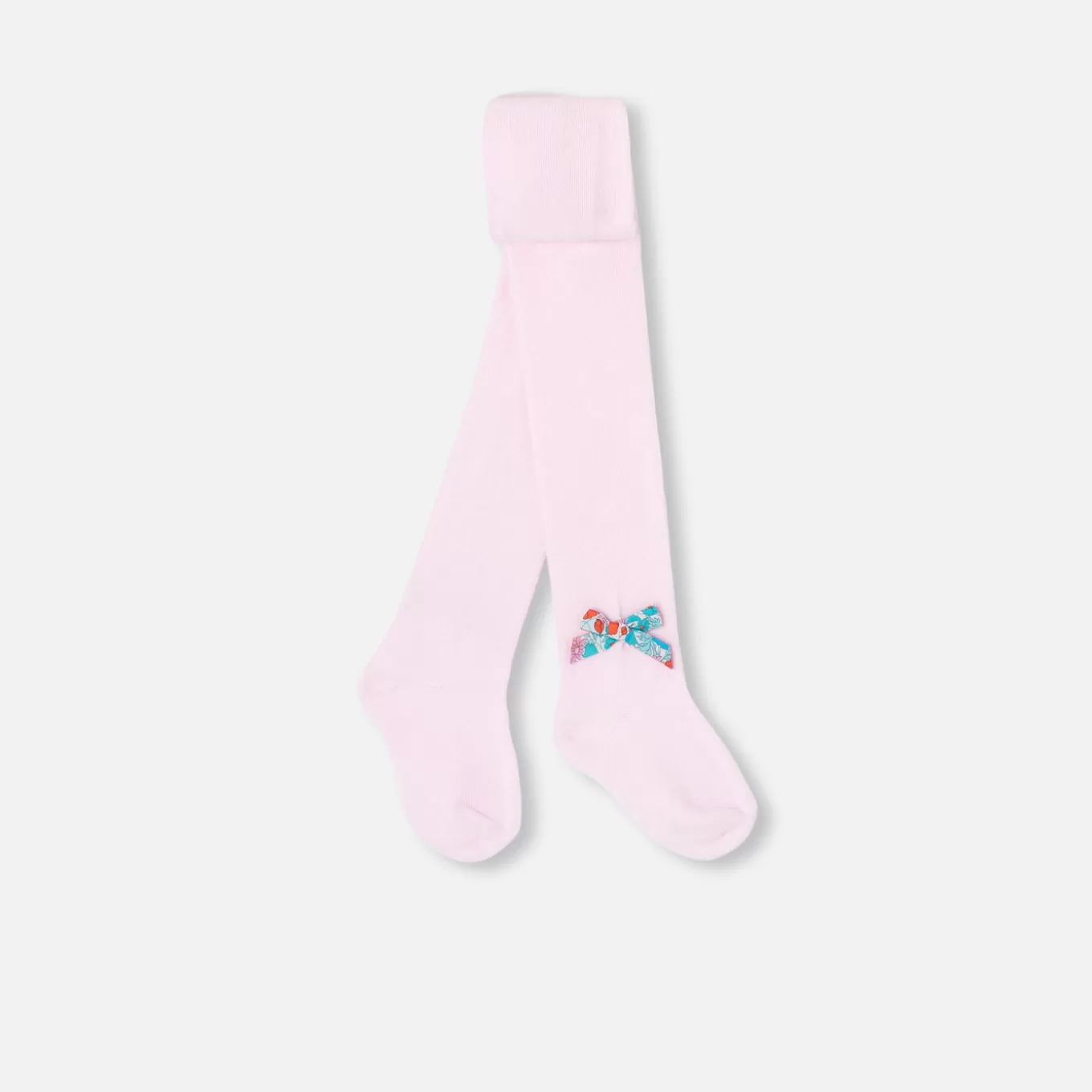 Cheap Jacadi Kleinkind-Strumpfhosen mit Schleife aus Liberty-Stoff für Mädchen ROSA SANFT