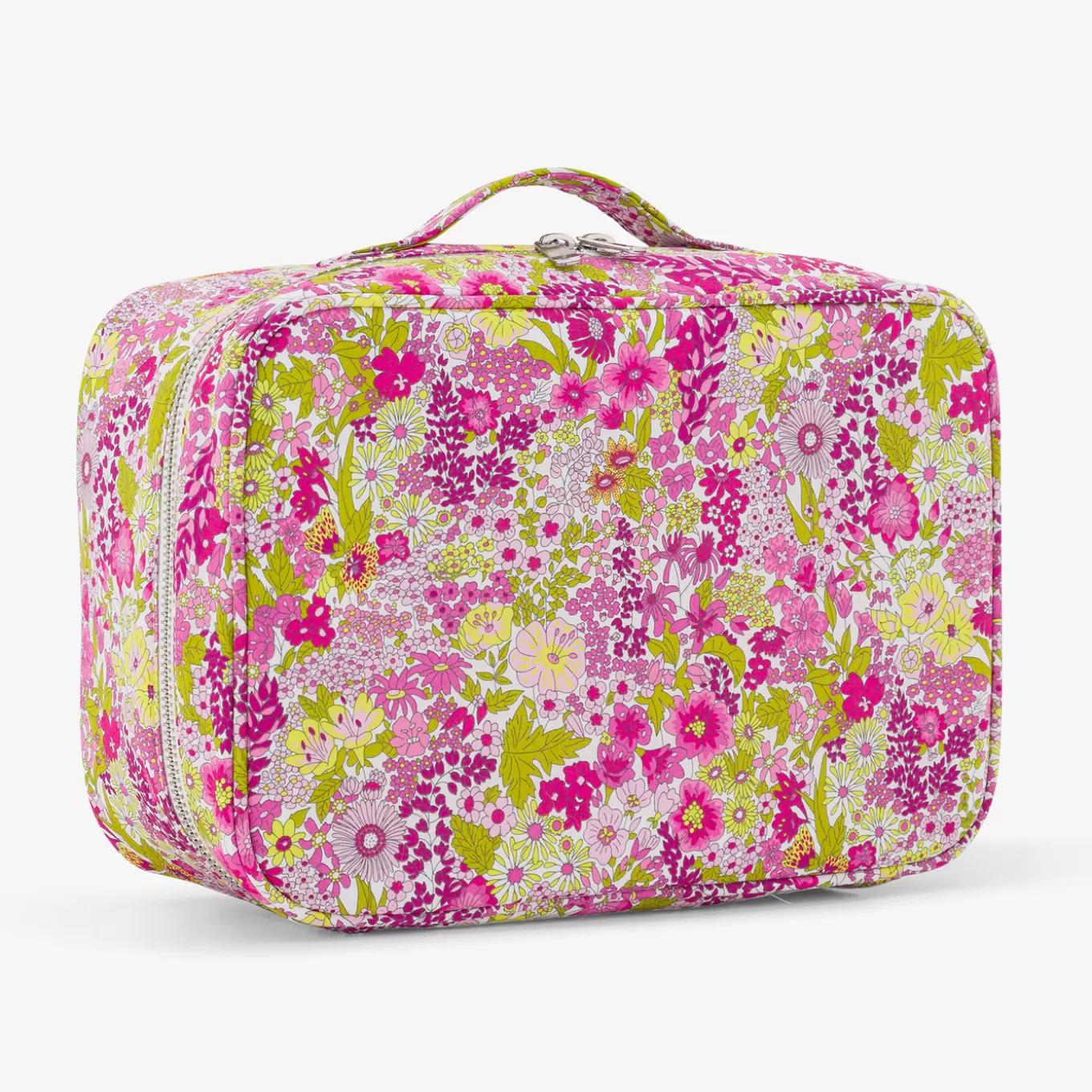 Flash Sale Jacadi Koffer aus Liberty-Stoff ROSA/MEHRFARBIG