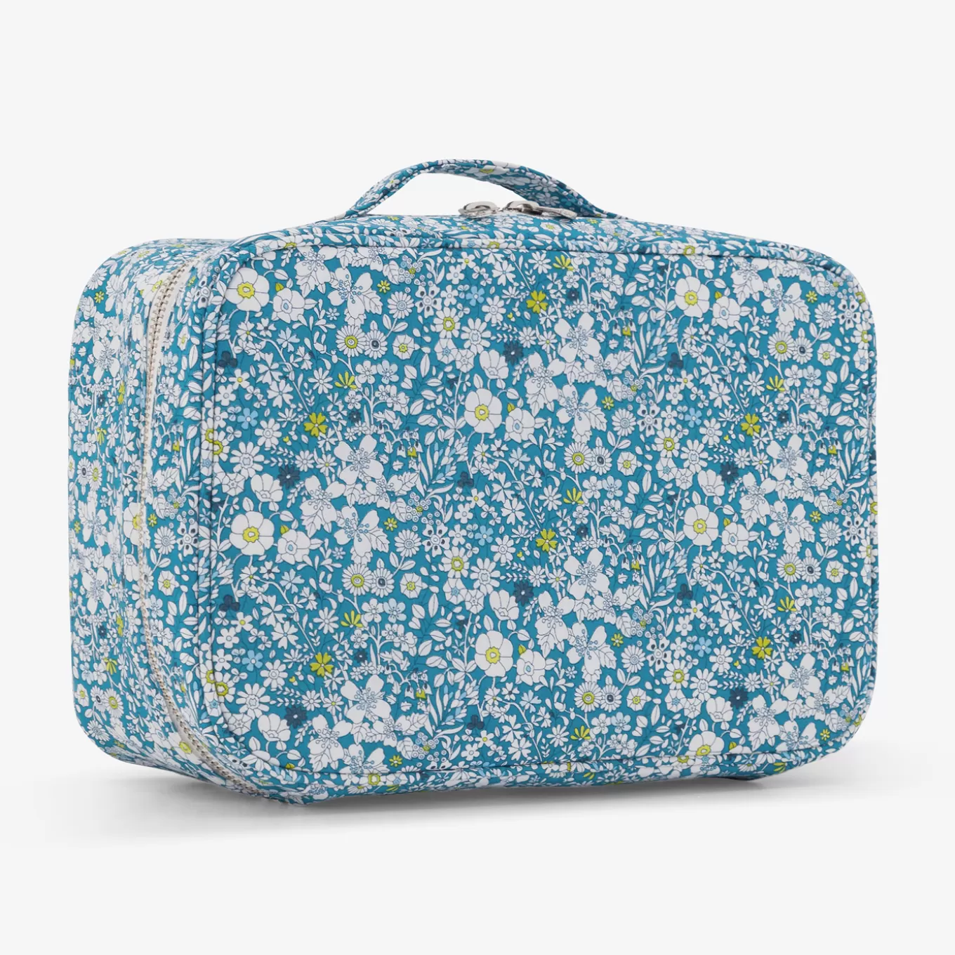 New Jacadi Koffer aus Liberty-Stoff BLAU/MEHRFARBIG