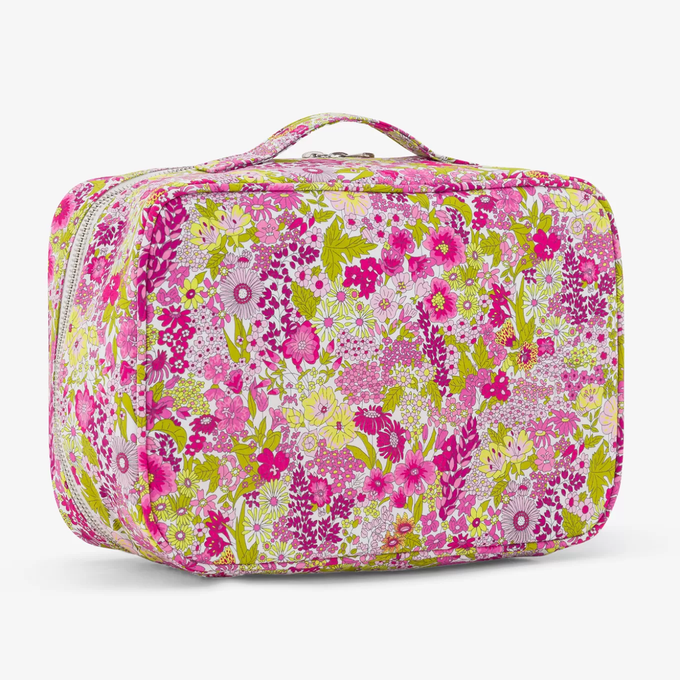Flash Sale Jacadi Koffer aus Liberty-Stoff ROSA/MEHRFARBIG