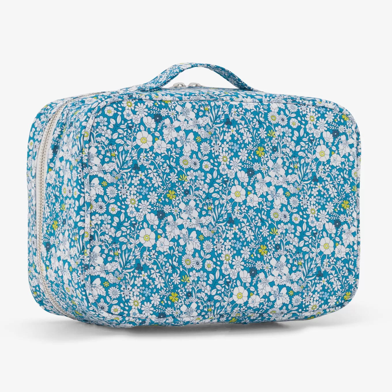 New Jacadi Koffer aus Liberty-Stoff BLAU/MEHRFARBIG
