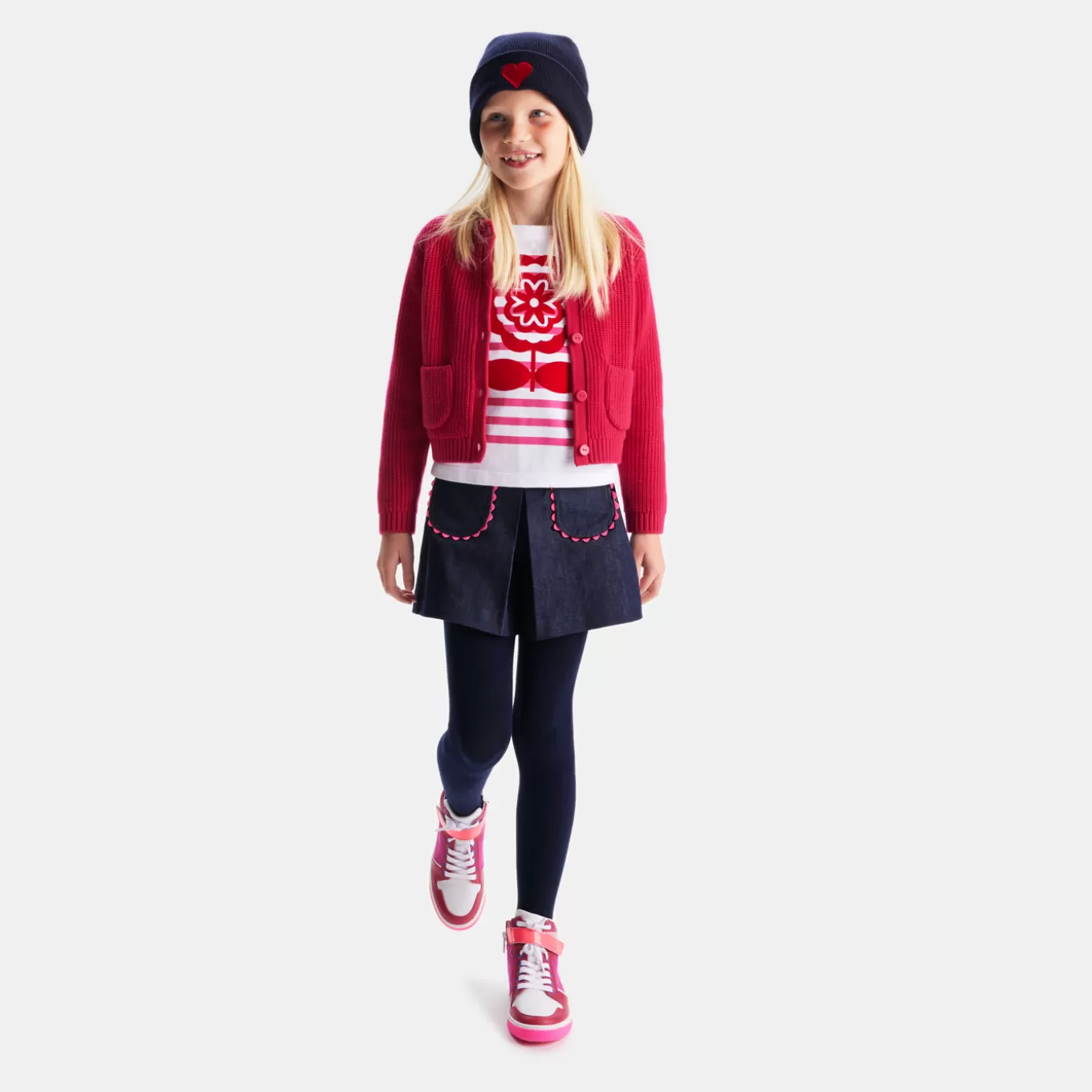 Fashion Jacadi Kurzer Rock für Mädchen JEANSDUNKELBLAU