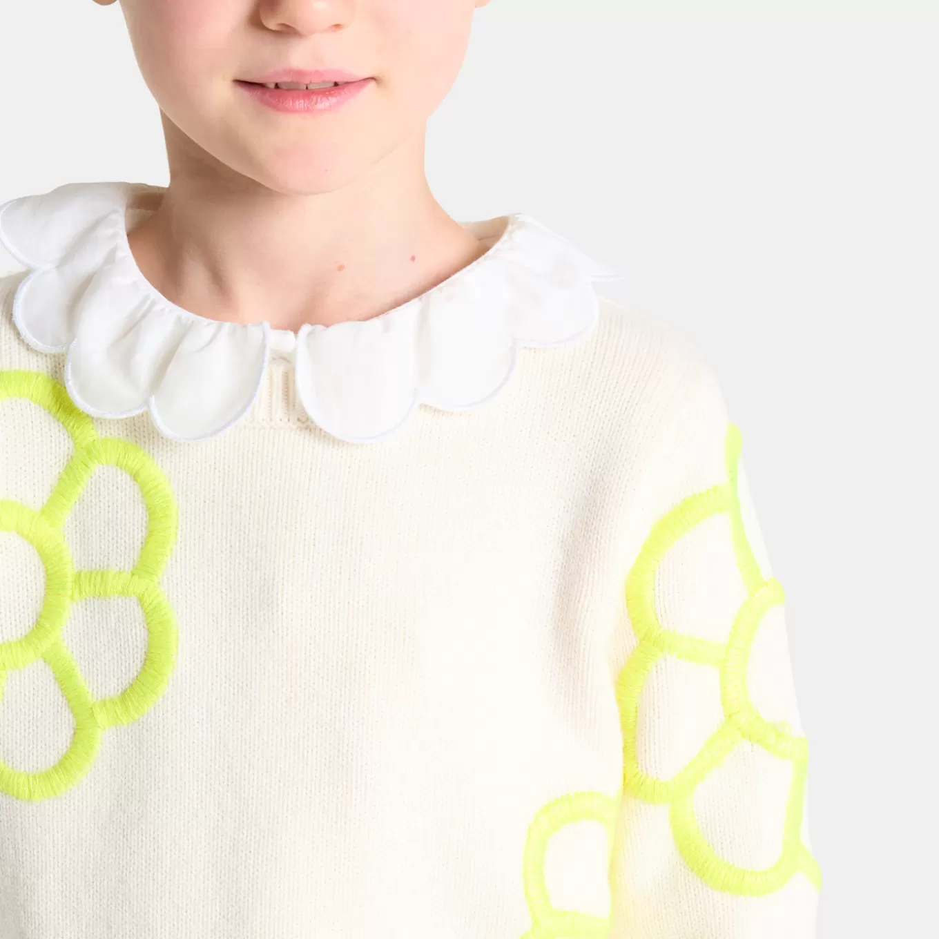 Sale Jacadi Kurzpullover für Mädchen WEICHES JACADI WEISS
