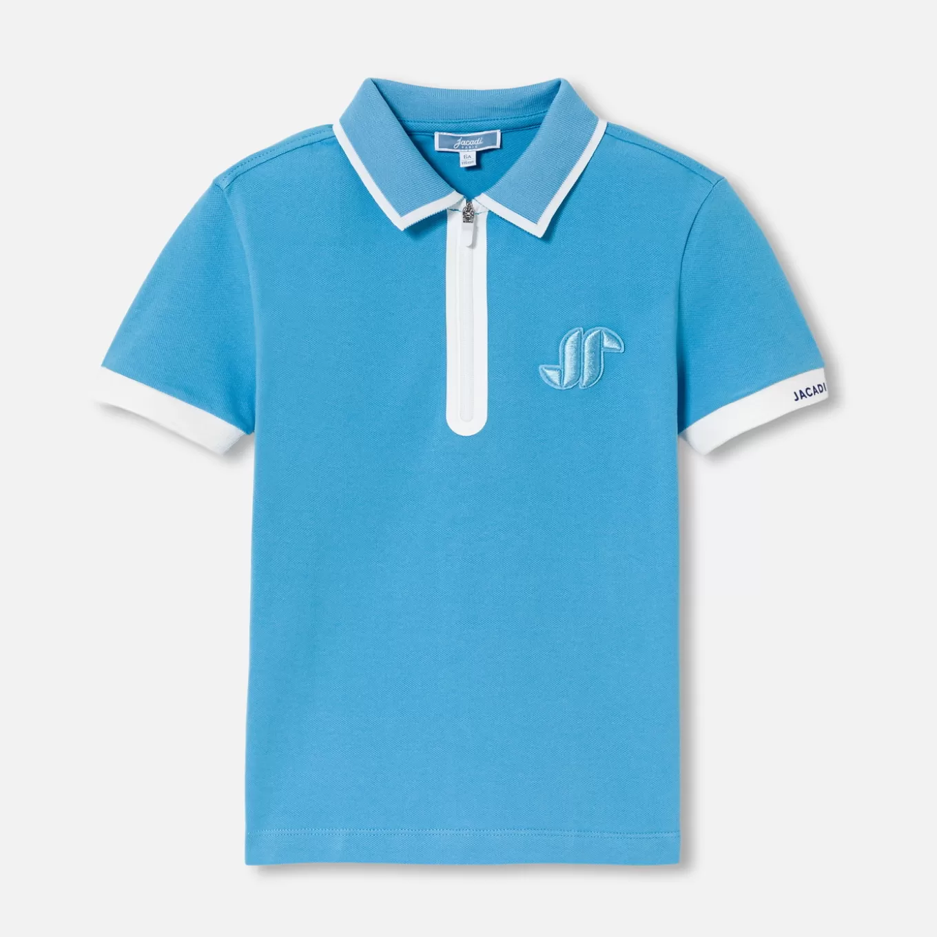 Flash Sale Jacadi Kurzärmeliges Poloshirt für Jungen HIMMELBLAU