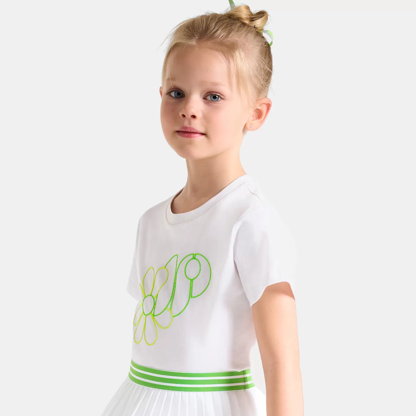 Shop Jacadi Kurzärmeliges T-Shirt für Mädchen JACADI WEISS