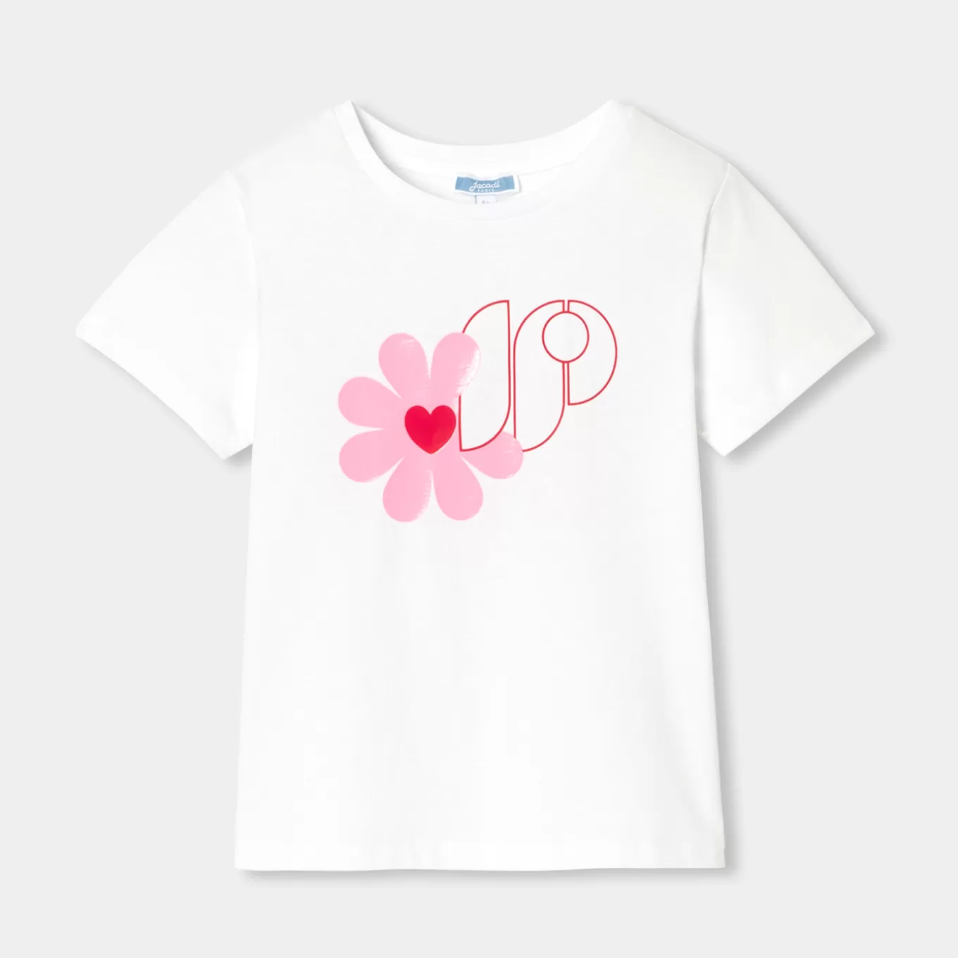 Cheap Jacadi Kurzärmeliges T-Shirt für Mädchen JACADI WEISS