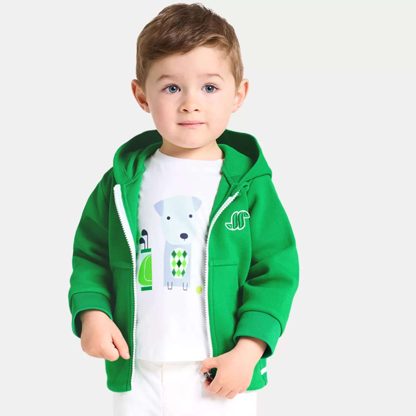 Clearance Jacadi Kurzärmeliges T-Shirt Kleinkind Junge JACADI WEISS