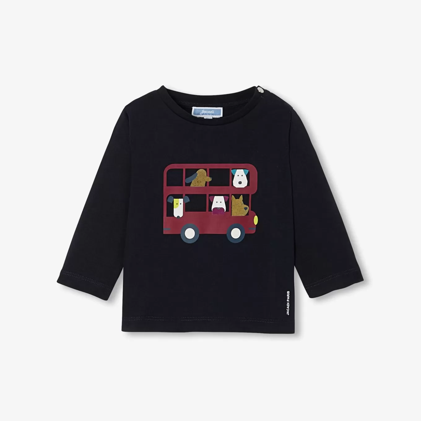 Fashion Jacadi Kurzärmeliges T-Shirt Kleinkind Junge MARINEBLAU JACADI